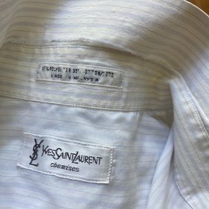 YVES SAINT LAURENT rare S Vintage Chemises shirt